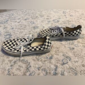 Vans Black and White Sneakers